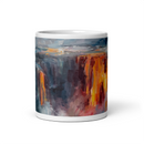 White glossy mug - Somewhere Else