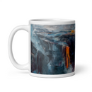 White glossy mug - Somewhere Else